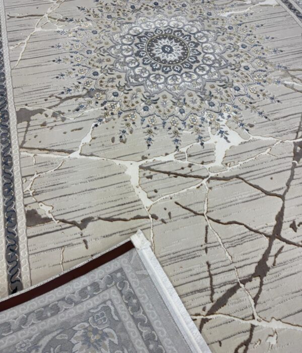 Tapis Marbre Oriental Avec Plusieurs Couleurs - Image 5